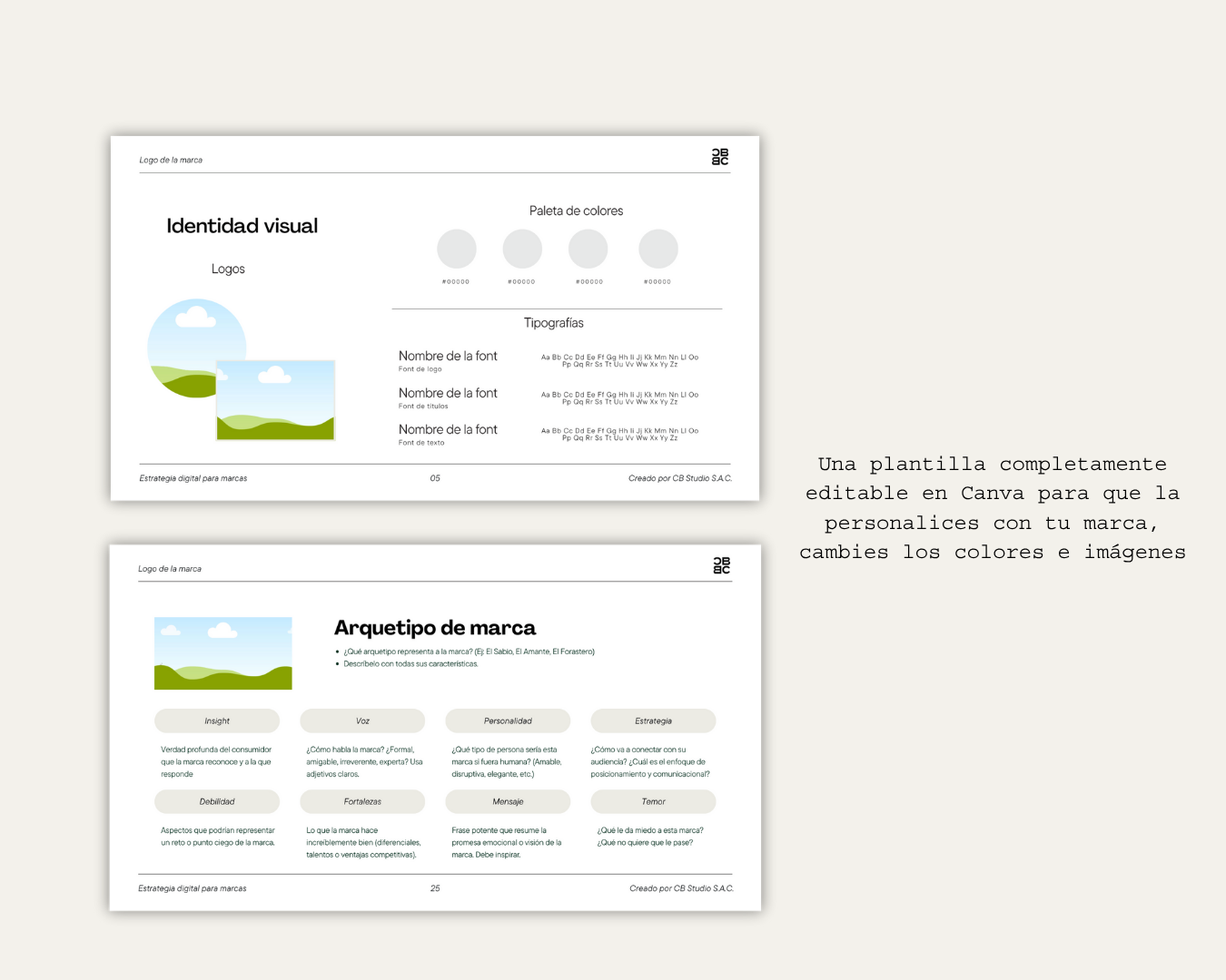 Plantilla Estrategia de Social Media